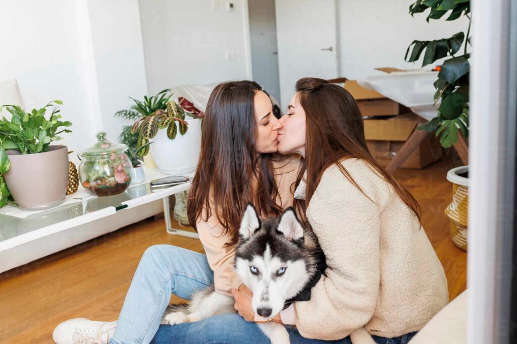 lesbian doggy